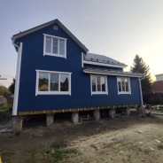 Фото готовых работ - Каркасный дом 11х10 м