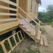 Фото готовых работ - Каркасный дом 12,5х9,5 м.