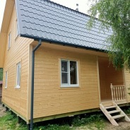 Фото готовых работ - Каркасный дом 7х8 м.