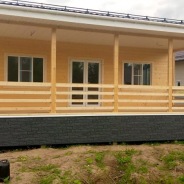 Фото готовых работ - Каркасный дом 17х9 м.