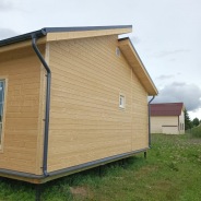 Фото готовых работ - каркасный дом 8х9 м.