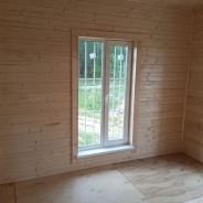 Фото готовых работ - каркасный дом 8х9 м.