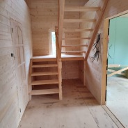 Фото готовых работ - Каркасный дом 9х9 м. (Проект К-123)