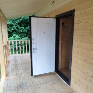 Фото готовых работ - Каркасный дом 9х9 м. (Проект К-123)