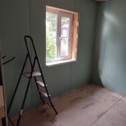 Фото готовых работ - Каркасный дом 9х9 м. (Проект К-123)