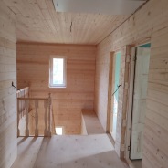 Фото готовых работ - Каркасный дом 9х9 м. (Проект К-123)