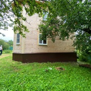 Фото готовых работ - Дом из профилированного бруса 9х8 м.