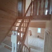 Фото готовых работ - Каркасный дом 7,5 х 7,5 м (Проект К-186)