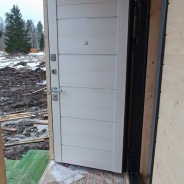 Фото готовых работ - Каркасный дом 7х8 м + терраса 2,5х8 м.