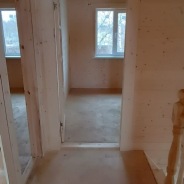 Фото готовых работ - Каркасный дом 7х8 м + терраса 2,5х8 м.