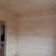 Фото готовых работ - Каркасный дом 7х8 м + терраса 2,5х8 м.