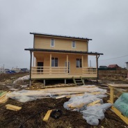 Фото готовых работ - Каркасный дом 11,5 х 8,5 м