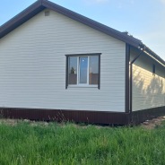 Фото готовых работ - Каркасный дом 11х8 м + терраса 2,5х8 м.