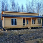 Фото готовых работ - Каркасный дом 12х8 м (Проект К-277)