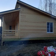 Фото готовых работ - Каркасный дом 12х8 м (Проект К-277)