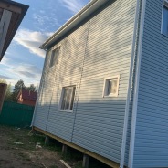 Фото готовых работ - Каркасный дом 11,5х8,5 м.