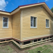 Фото готовых работ - Каркасная баня 6х8 м.