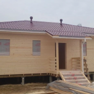 Фото готовых работ - Каркасный дом 13х9 м.