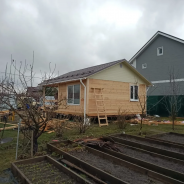 Фото готовых работ - Дом из профилированного бруса 6х7 м.