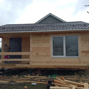 Фото готовых работ - Дом из профилированного бруса 6х7 м.