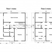 Фото готовых работ - Каркасный дом 9х9 м (Проект К-80)