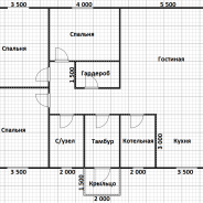 Фото готовых работ - Каркасный дом 13х9 м.