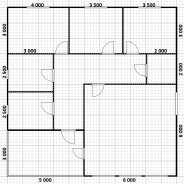 Фото готовых работ - Каркасный дом 11х11 м.
