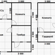 Фото готовых работ - Каркасный дом 12х7,5 м