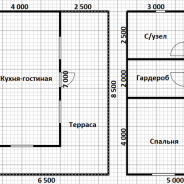 Фото готовых работ - Каркасный дом 11,5х8,5 м (Проект К-162)