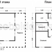 Фото готовых работ - Каркасный дом 12х8,5 м (К-162)