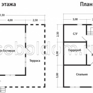 Фото готовых работ - Каркасный дом 8,5х11,5 м (Проект К-162)