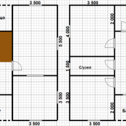 Фото готовых работ - Каркасный дом 10х9 м (К-77)