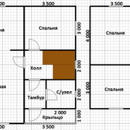 Фото готовых работ - Каркасный дом 8,0 х 9,5 м