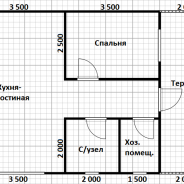 Фото готовых работ - Каркасный дом 6х9 м.