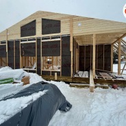 Фото готовых работ - Каркасный дом 10х12 м. (Проект К-191)