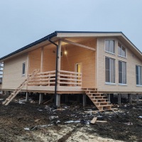 Фото готовых работ - Каркасный дом 10х12 м. (Проект К-191)