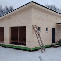 Фото готовых работ - Каркасный гараж 9х8 м.