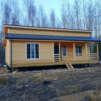 Фото готовых работ - Каркасный дом 12х8 м (Проект К-277)