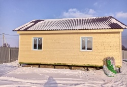Фото готовых работ - Одноэтажный каркасный дом 12х9 м (К-61)