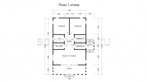 Барн-5, 7х12 м.