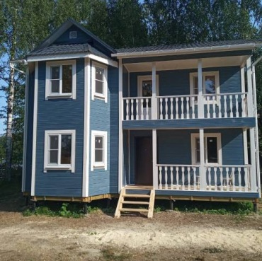 Фото готовых работ - Каркасный дом 6х9 м (К-34)