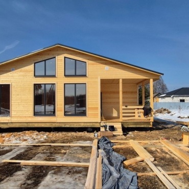 Фото готовых работ - Каркасный дом 10х12 м. (Проект К-191)