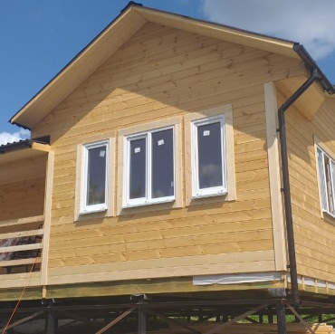 Фото готовых работ - Каркасный дом 10.5×9.5 м.