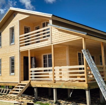 Фото готовых работ - Каркасный дом 11,5х8,5 м (Проект К-162)