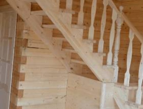 Фото готовых работ - Дом из профилированного бруса 7х8 м + терраса 2,5х7 м