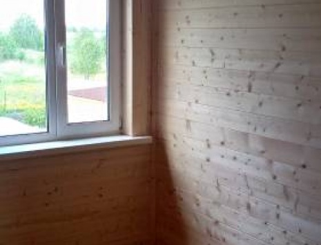 Фото готовых работ - Дом из профилированного бруса 7х8 м + терраса 2,5х7 м