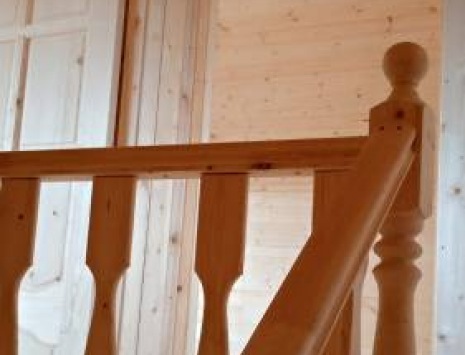 Фото готовых работ - Дом из профилированного бруса 7х8 м + терраса 2,5х7 м