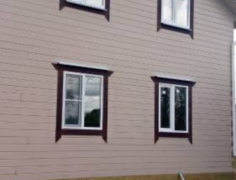 Фото готовых работ - Дом из профилированного бруса 7х8 м + терраса 2,5х7 м
