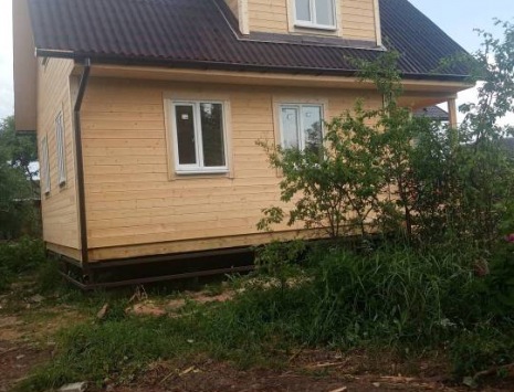 Фото готовых работ - Каркасный дом 6х8 м., с мансардой (К-153) 