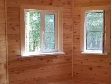 Фото готовых работ - Дом из проф. бруса камерной сушки 8×9 м. с мансардой (Д-133)